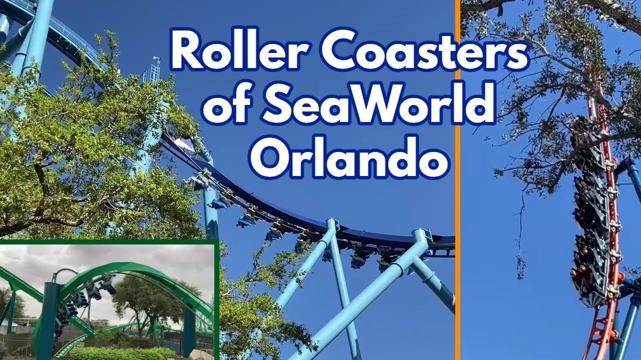Ranking The Roller Coasters @ SeaWorld Orlando | One of The Most Consistent Roller Coaster Line-Ups
