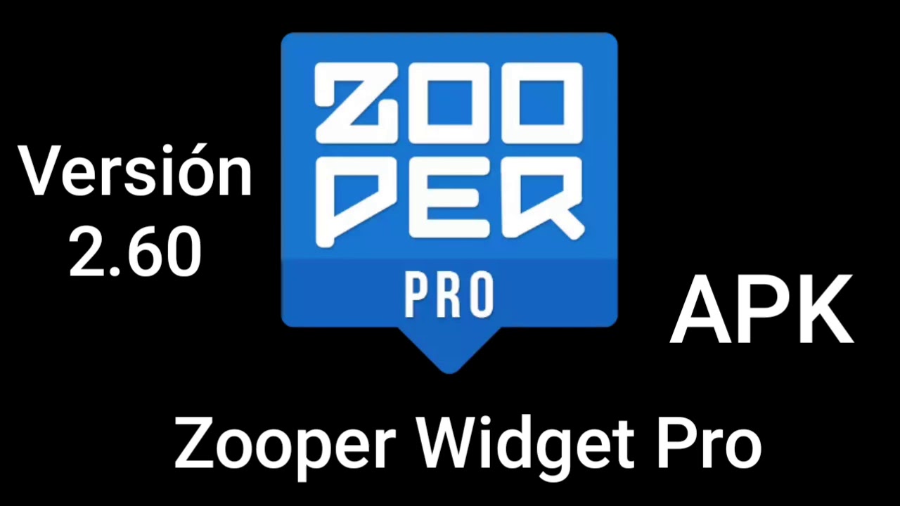 Zooper Widget Pro APK Versi&oacute;n 2.60 Para Android