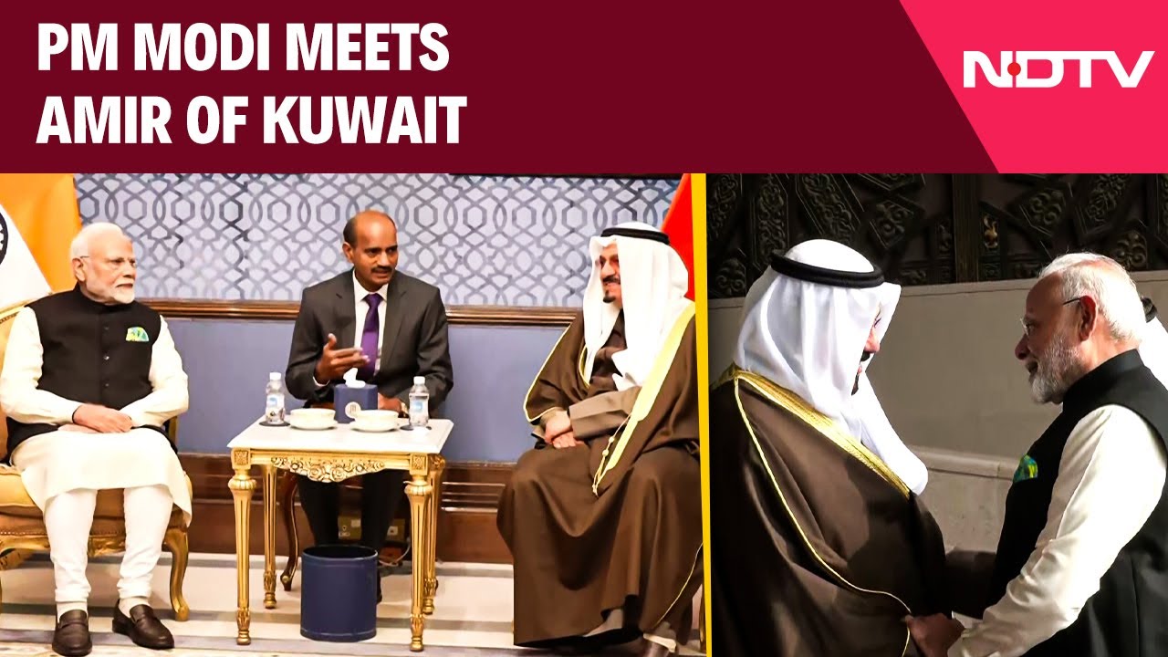 India Kuwait Ties | PM Modi Meets Amir Of Kuwait, Gets Ceremonial Guard Of Honour