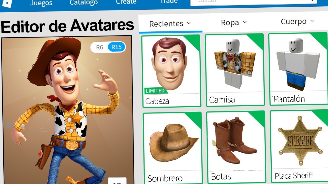 Creamos el PERFIL de WOODY en ROBLOX !! | Rovi23 Roblox