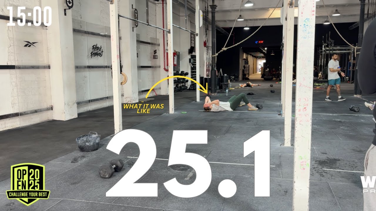 CrossFit Open 25.1 Attempt – Strategy, Mistakes & Lessons Learned