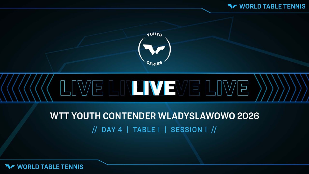 LIVE! | T1 | Day 4 | WTT Youth Contender Wladyslawowo 2026 | Session 1