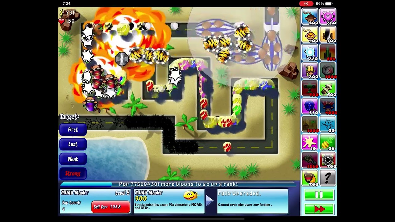 BTD4 Apopalypse Mode The Ultimate Strategy Round 1-100