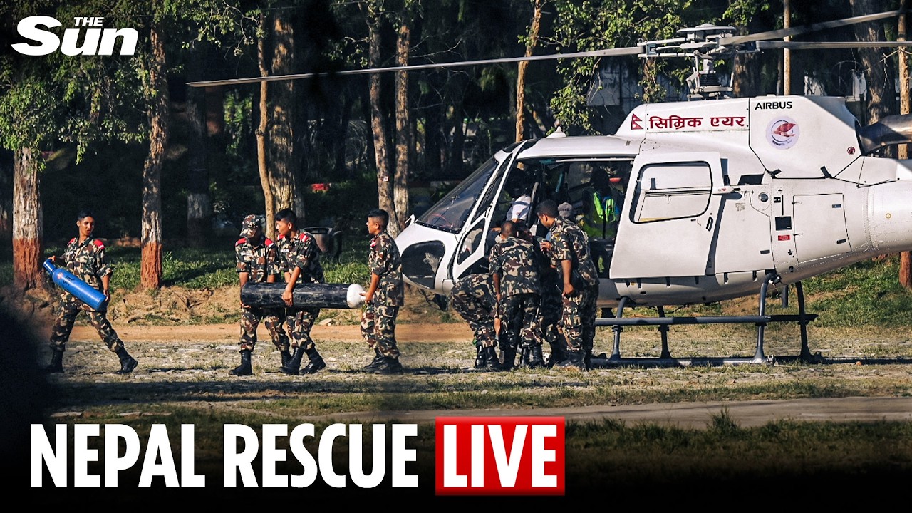 LIVE: Nepali Army helicopters rescue flash flood survivors from Bidur Helipad