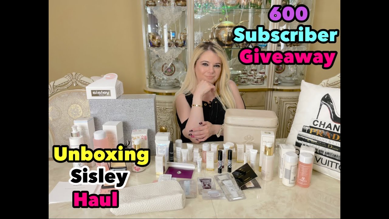 Sisley Luxury Beauty Haul! (600 Subs Giveaway Closed) Chanel Tom Ford DIOR Natasha Denona McGrath