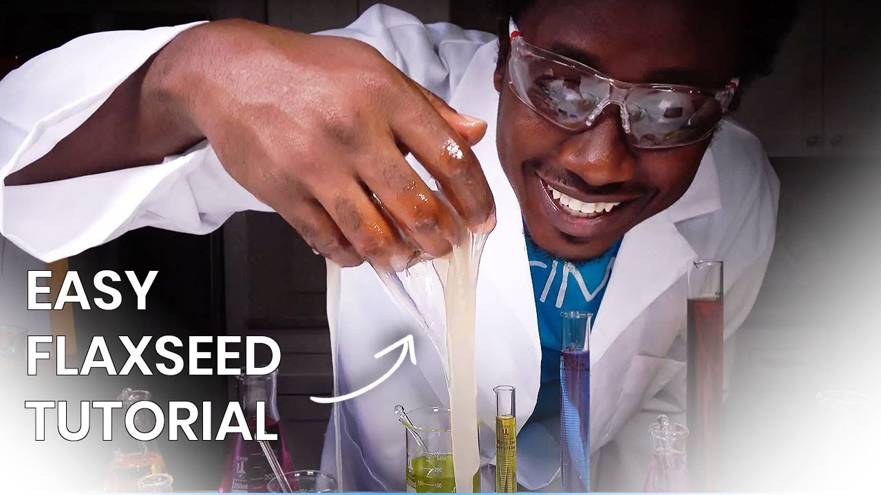 CurlMix Chemistry: How To Make Flaxseed Gel For Hair Growth! 💦