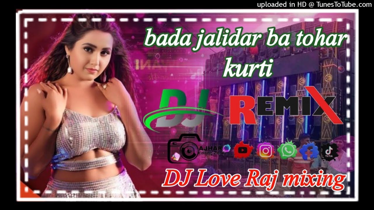 Bada jalidaar Ba Tahar Kurti Hard Dholki Mix Dj love Raj mixing Fatehpur