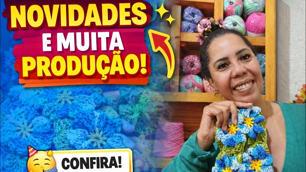 🔥 PARA TUDO! As Novidades da Semana no Crochê Estão SIMPLESMENTE PERFEITAS! 😍✨