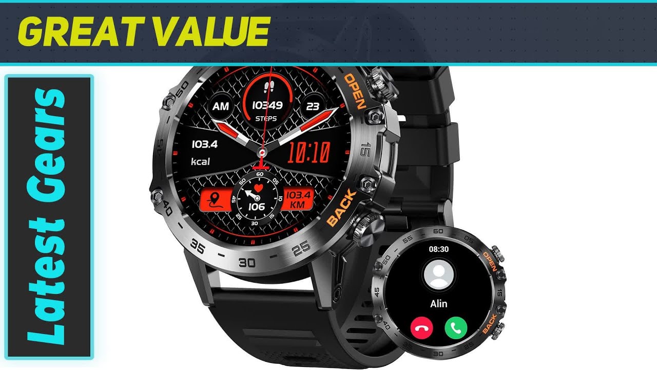 Exploring the EIGIIS K52 Military Smartwatch: A Comprehensive Review!