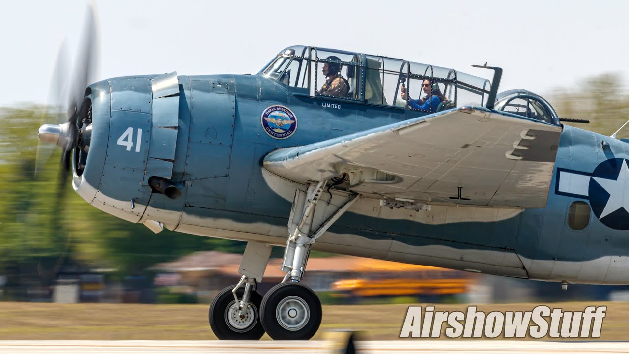 TBM Avengers in Action (Friday Part 1) - TBM Avenger Reunion 2021