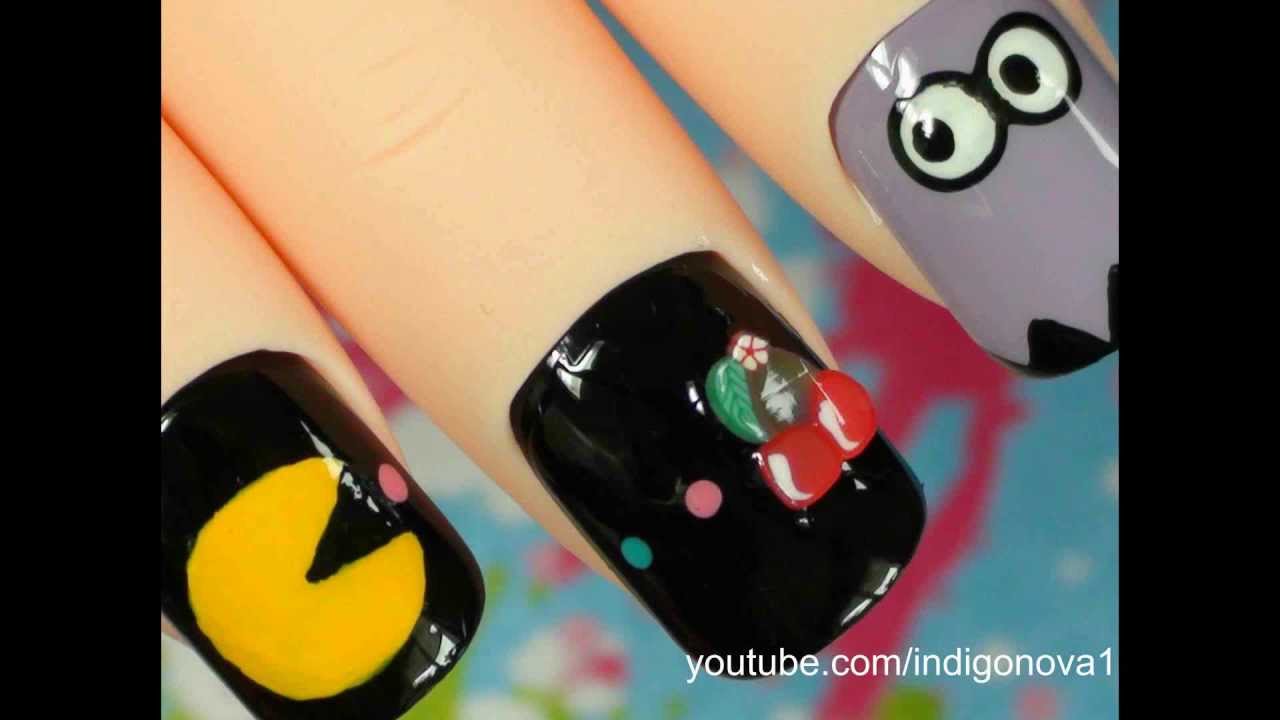 Pacman Nail Art Tutorial
