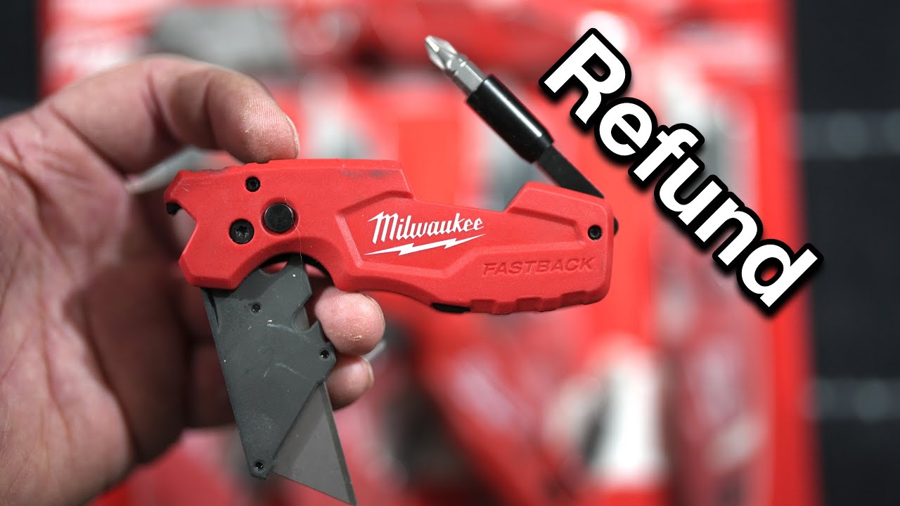 Milwaukee Fastback 6in1..Нож, который я хочу, но он не работает....
