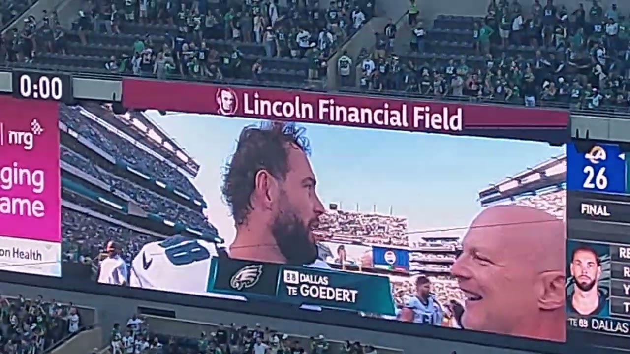 Phila Eagles-Jordan Davis FG Block & TD Return over Rams-9-20-25-Lawrence Spegar