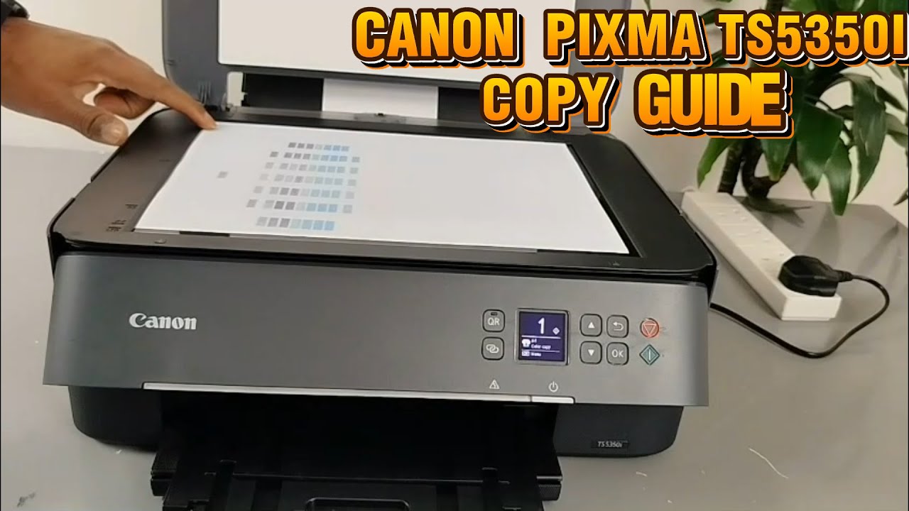 Инструкция по использованию функции копирования на Canon Pixma TS5350i: одностороннее и двусторон...