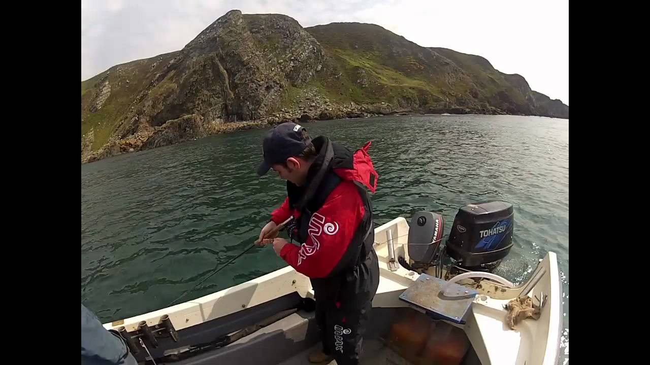 Fly Fishing for Pollack - Port Logan, Scotland
