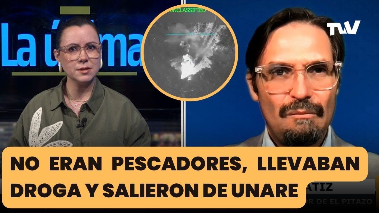 NO ERAN PESCADORES, LLEVABAN DROGA Y SALIERON DE UNARE | La Última con Carla Angola