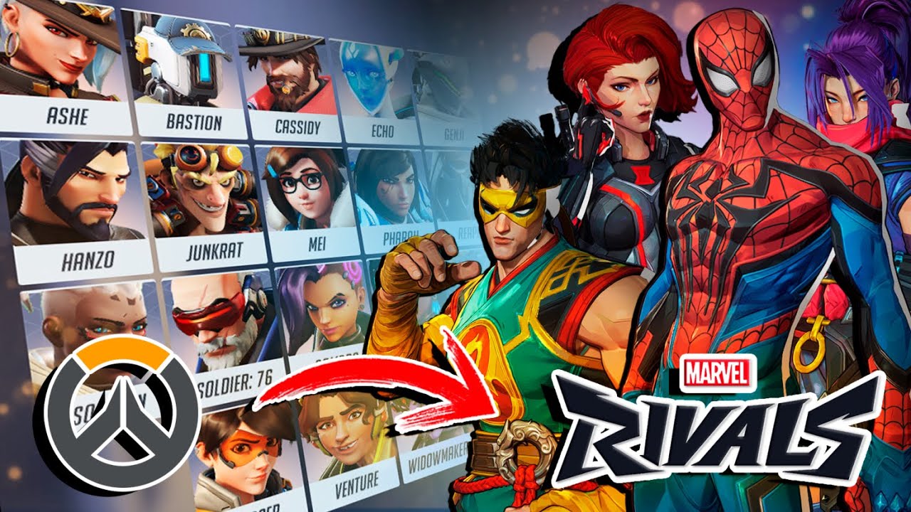 TU PERSONAJE en MARVEL RIVALS según TÚ DPS MAIN en OVERWATCH