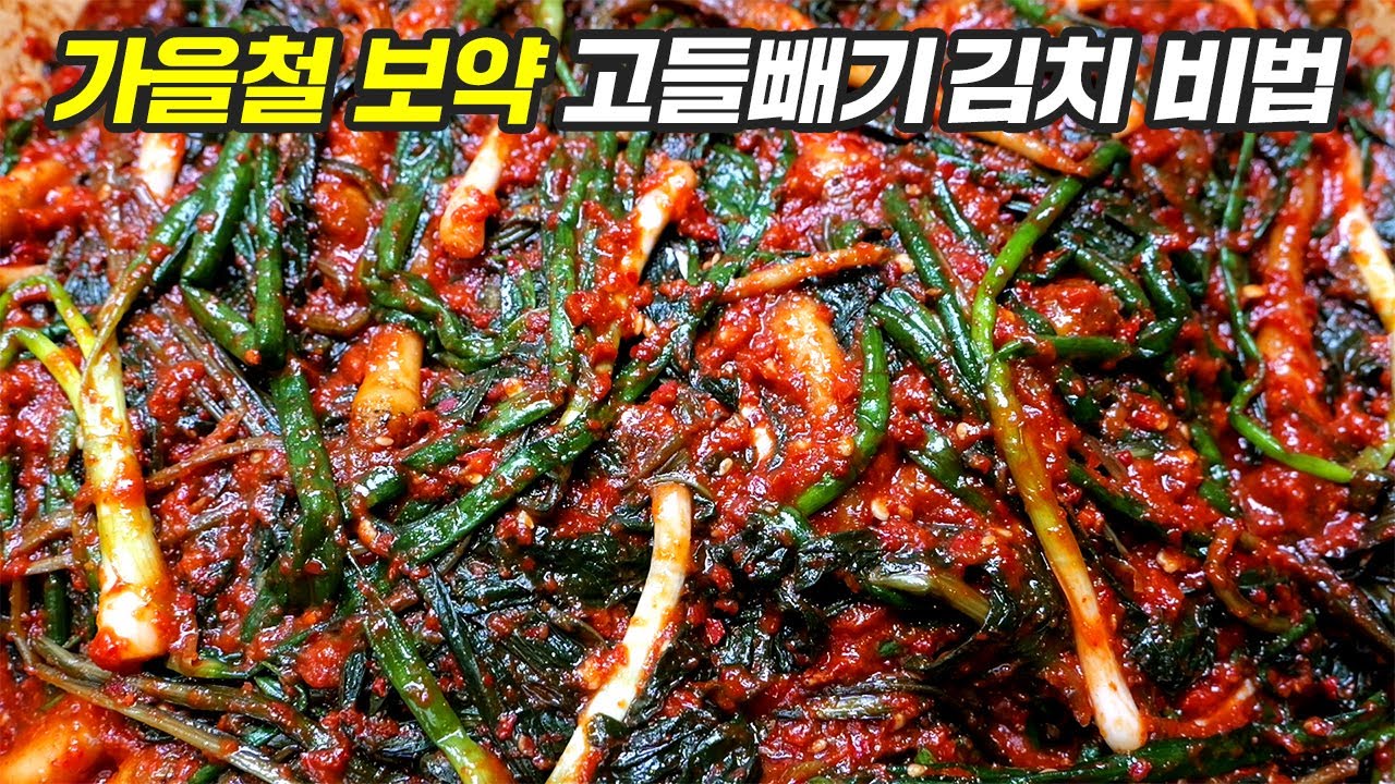 고들빼기 김치가 이렇게 맛있다니 놀랍습니다
