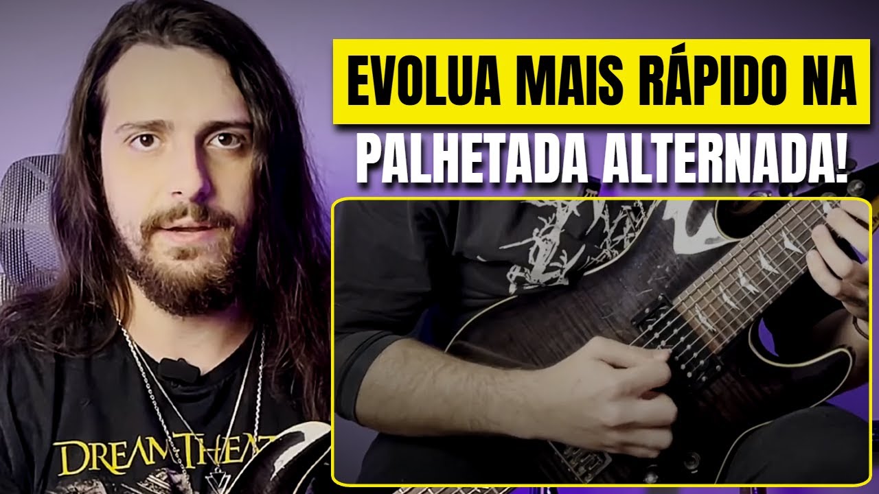 Como EVOLUIR RÁPIDO na PALHETADA ALTERNADA! [ajustes essenciais]