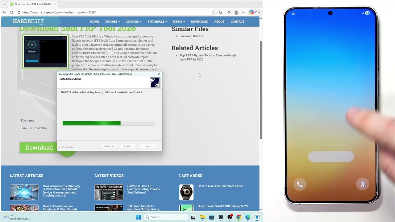 Обход FRP на Android 16 и разблокировка учетной записи Google — для всех моделей Samsung.