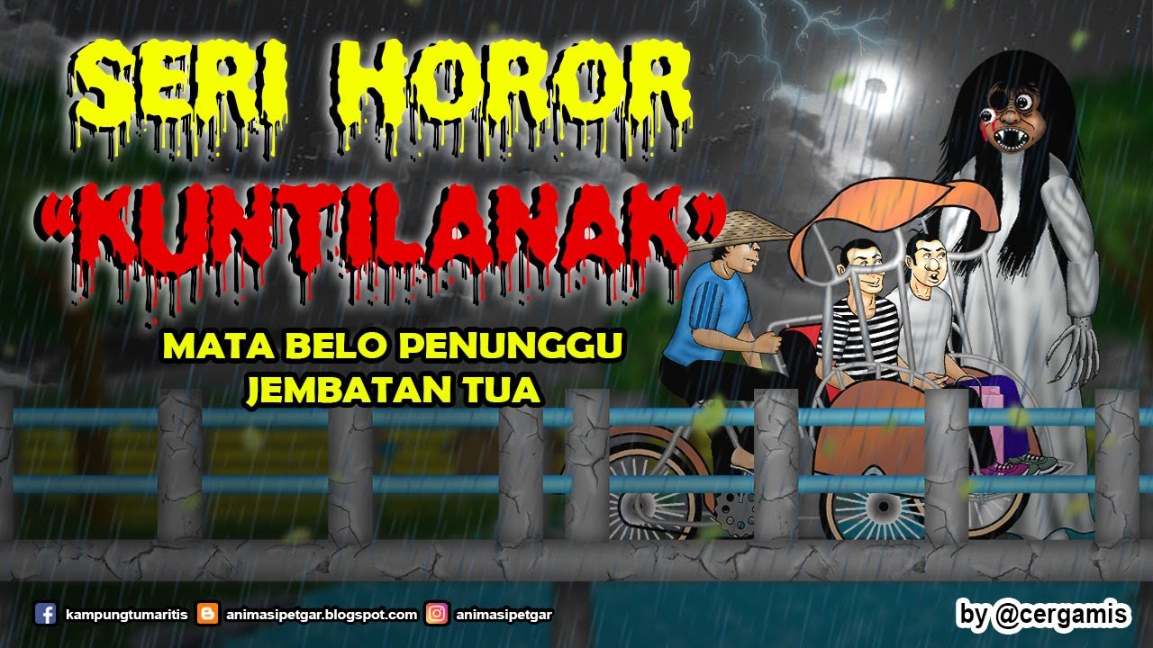 ANIMASI KARTUN HOROR | HANTU KUNTILANAK MATA BELO #11