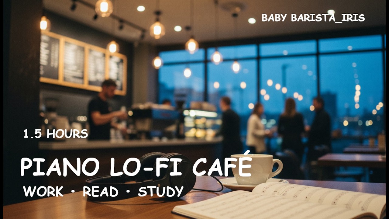 Piano Lo-Fi Café ☕🎹 (No Vocals) | Work • Read • Study | 피아노 로파이 카페 (무보컬) 일•독서•공부