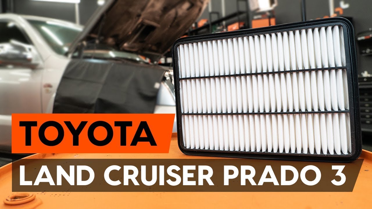 Cómo cambiar los filtro de aire en TOYOTA LAND CRUISER PRADO 3 (J120) [VÍDEO TUTORIAL DE AUTODOC]