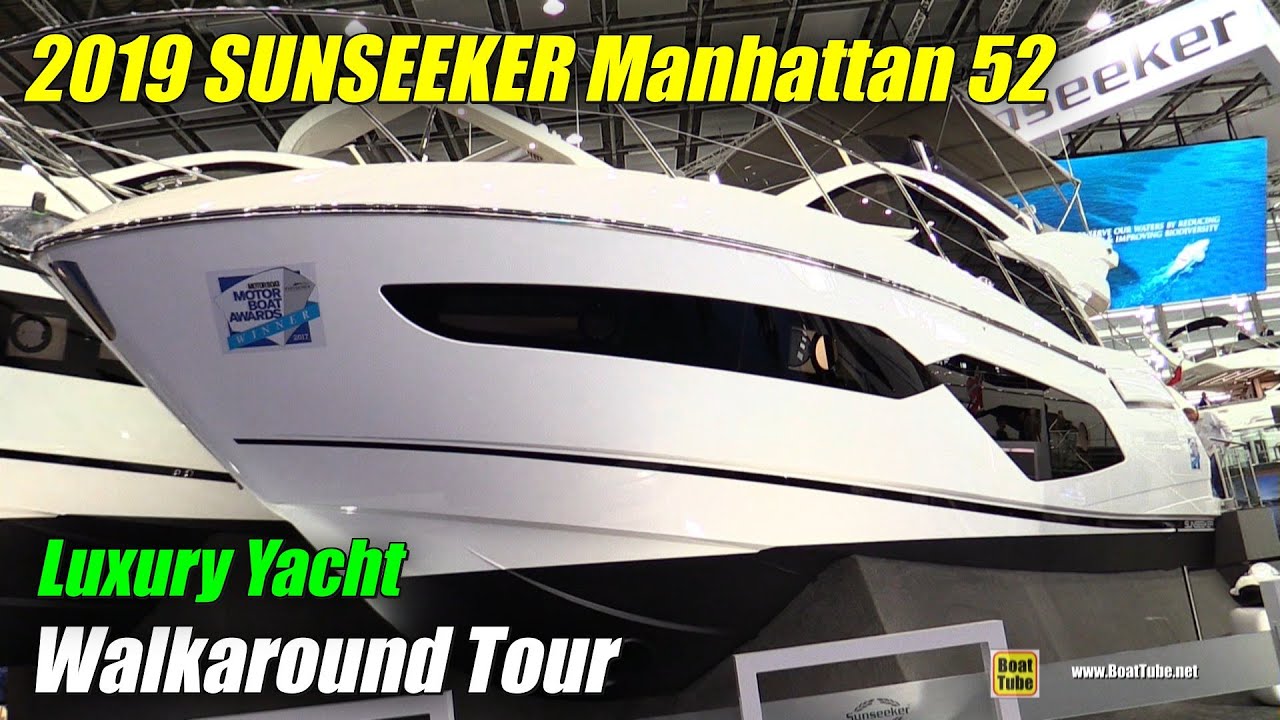 2019 Sunseeker Manhattan 52 Luxury Motor Yacht - Walkaround - 2019 Boot Dusseldorf