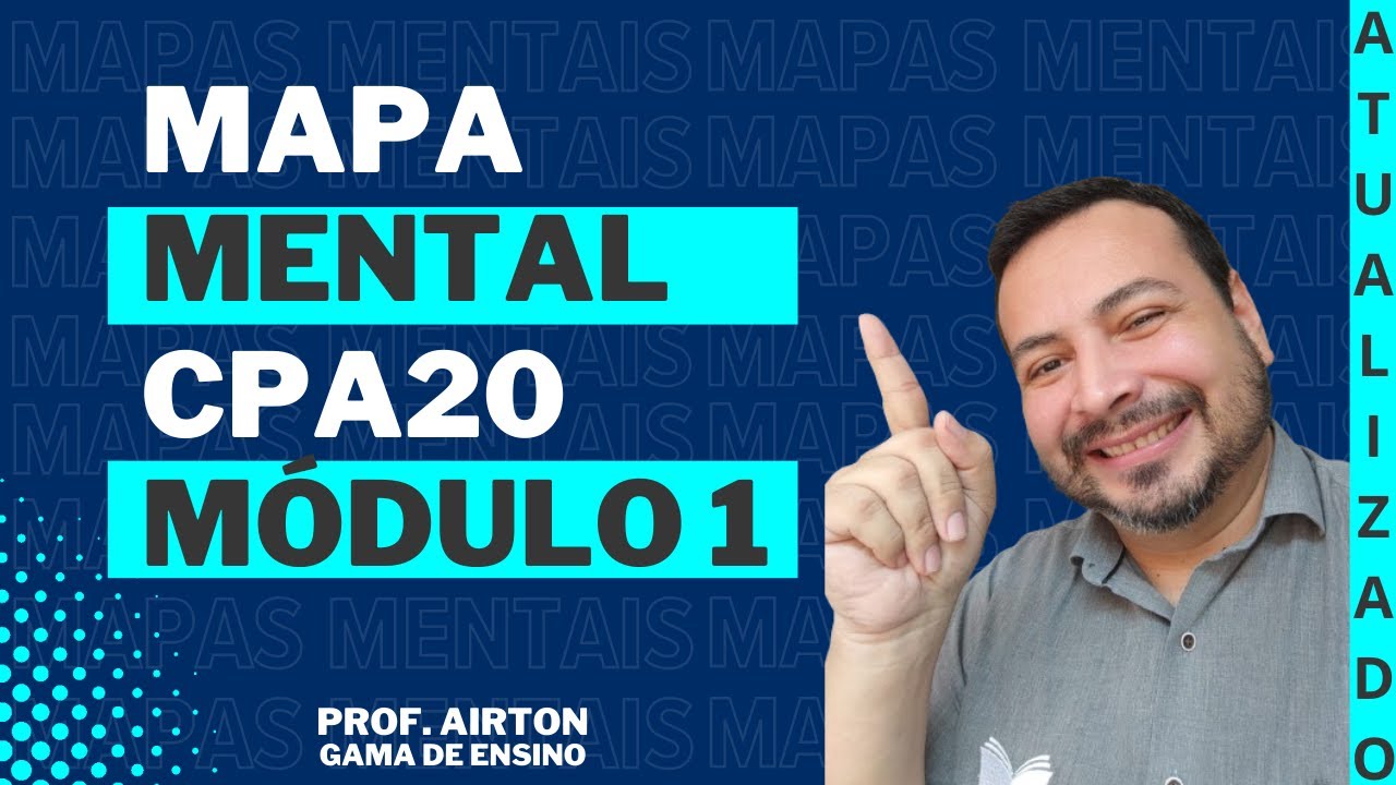 CPA20 M&Oacute;DULO 1 | MAPA MENTAL | RESUMO