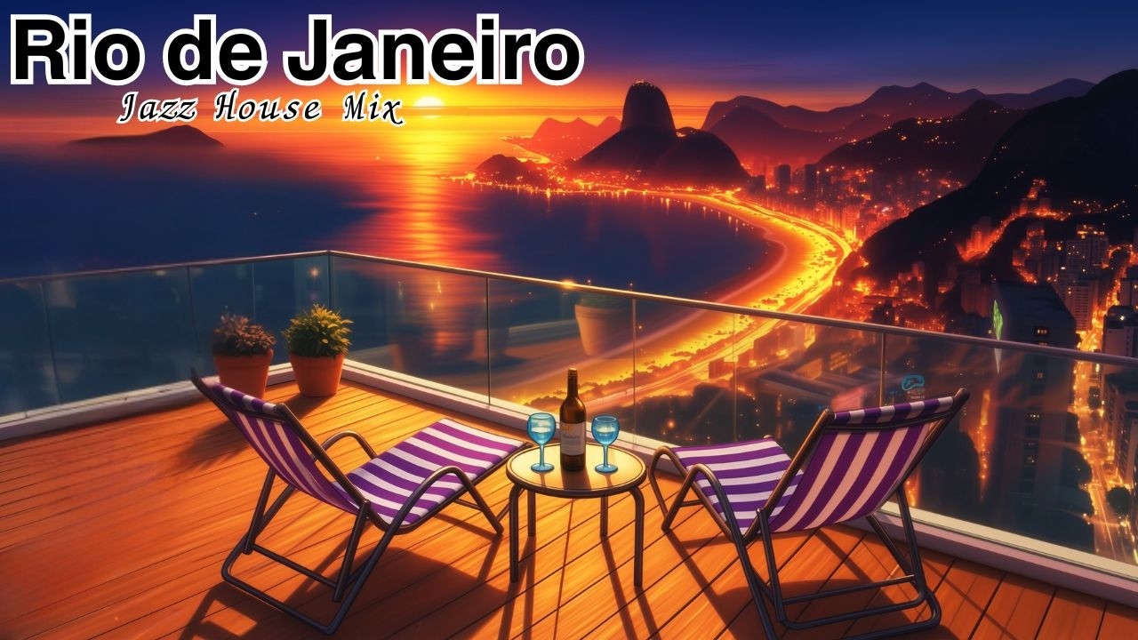 Jazz House Mix | Rio de Janeiro : Elegant Night Grooves (BOLDEN, berlioz) Lofi House & Relax