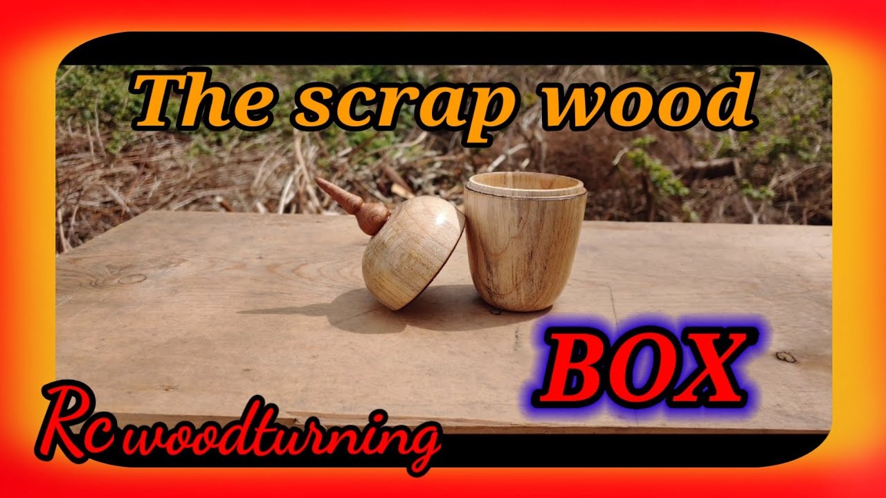 (woodturning) a finial box! - scrap wood project #2