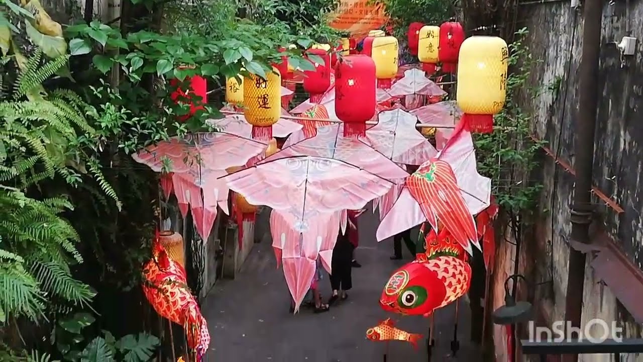 茨厰街鬼子港 🎀紅噹噹飛吻Twins 草蜢🍊 🇲🇾 2025X Kwai Chai Hong Ghost Kids Lane Street CNY Memories Decorations