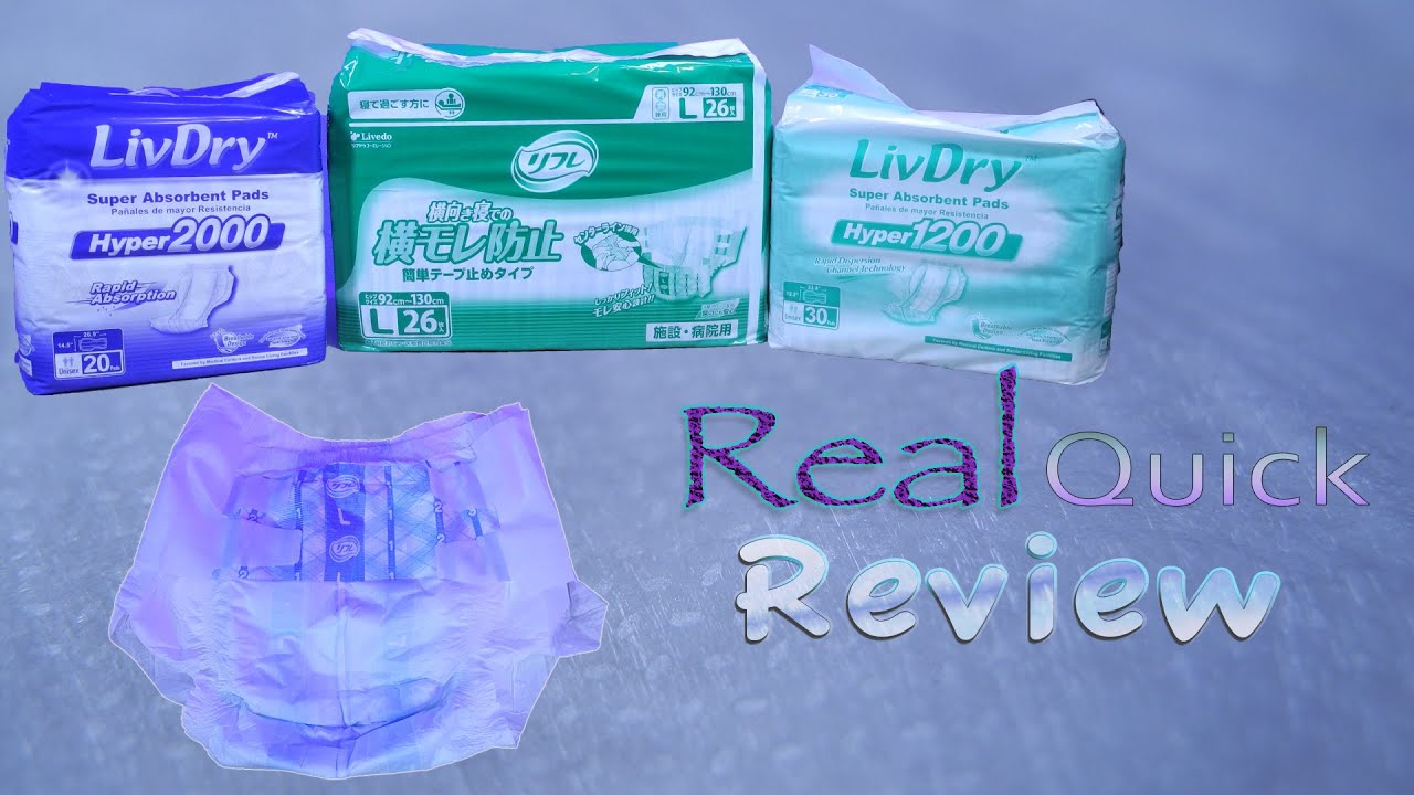 Real Quick Review Ep4  LivDry™ Premium brief two-part system #adultdiaper