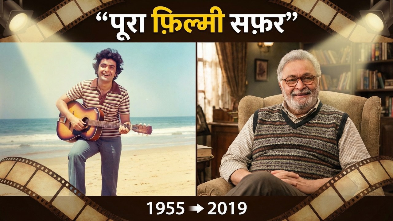 ऋषि कपूर की पूरी फ़िल्मोग्राफी | Superhit से Flop तक का सफ़र | 1955–2019