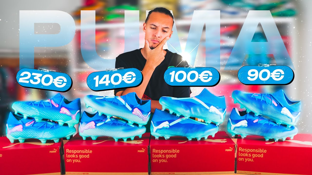 Quelles sont les DIFFERENCES entre ses GAMMES de crampons chez PUMA FUTURE ?