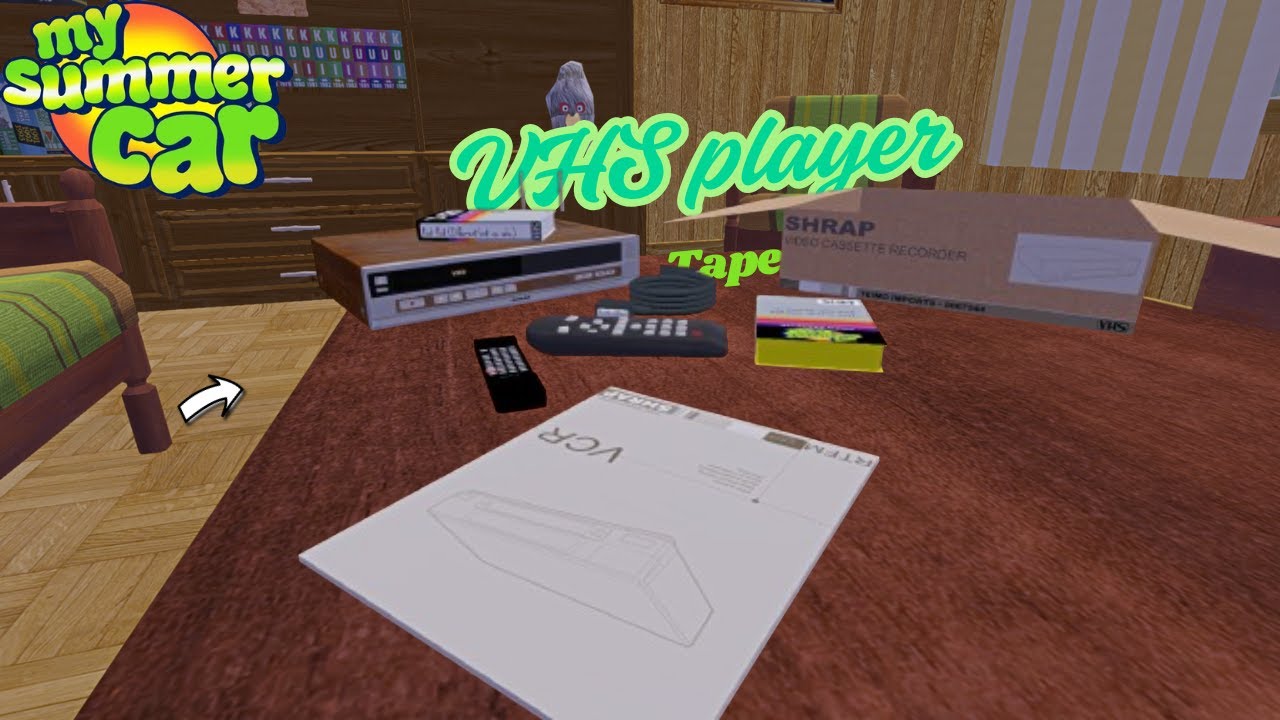 VHS PLAYER | CUSTOM VIDEOS | My Summer Car 