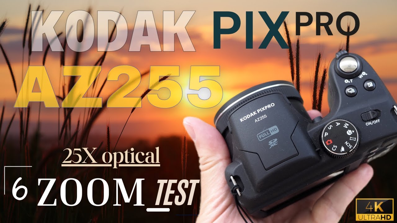 Камера Kodak PIXPRO AZ255 с 25-кратным оптическим зумом — ТЕСТ 6 СУПЕР ЗУМОВ! | Лучшая бюджетная ...