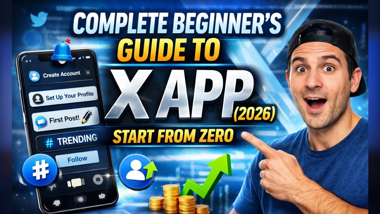 Complete Beginner’s Guide to X App (2026) | Start From Zero