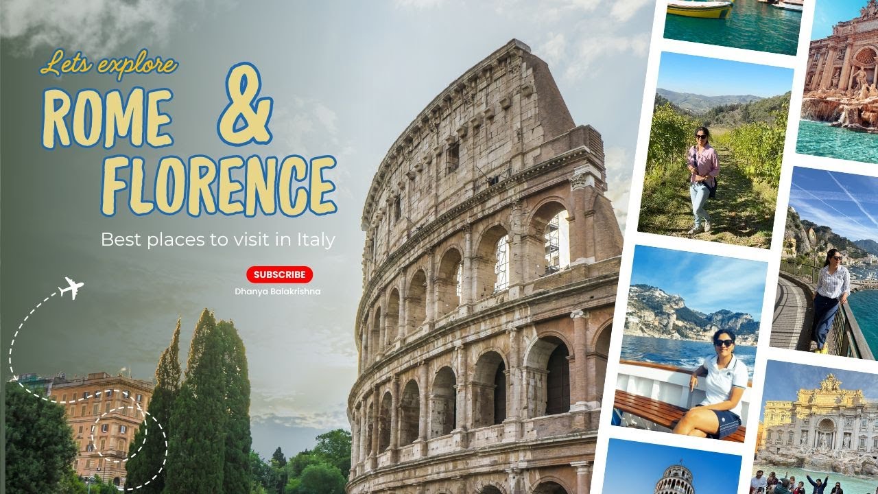 Best places to visit in Italy 🇮🇹 - Rome and Florence |