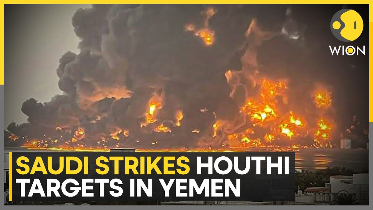 US-Iran War: Saudi-Led Coalition Strikes Houthi Targets in Yemen's Hodeidah | WION News