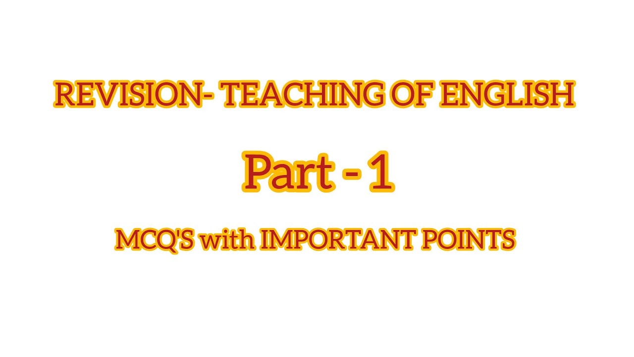Teaching of English revision - PART 1 #hsaenglish  #NCF-2005 #KCF-2007 #LEARNINGDISABILITIES