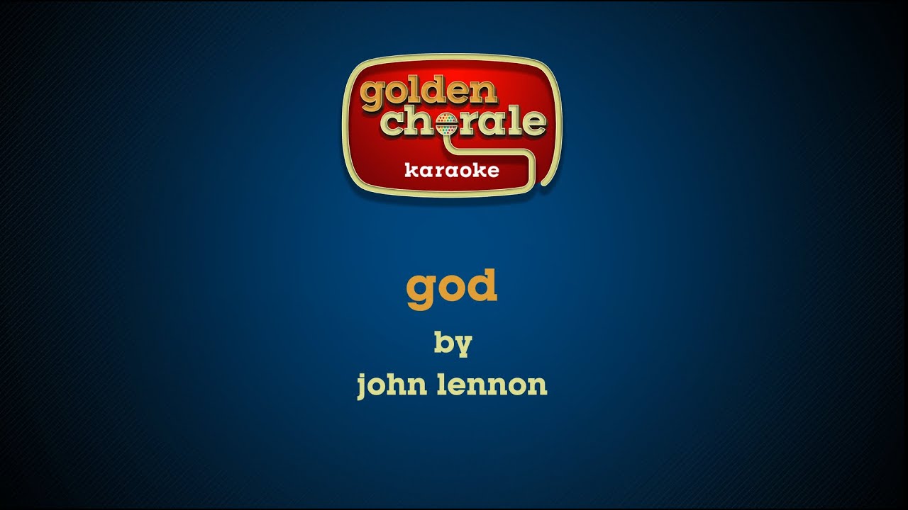 john lennon - god (karaoke)