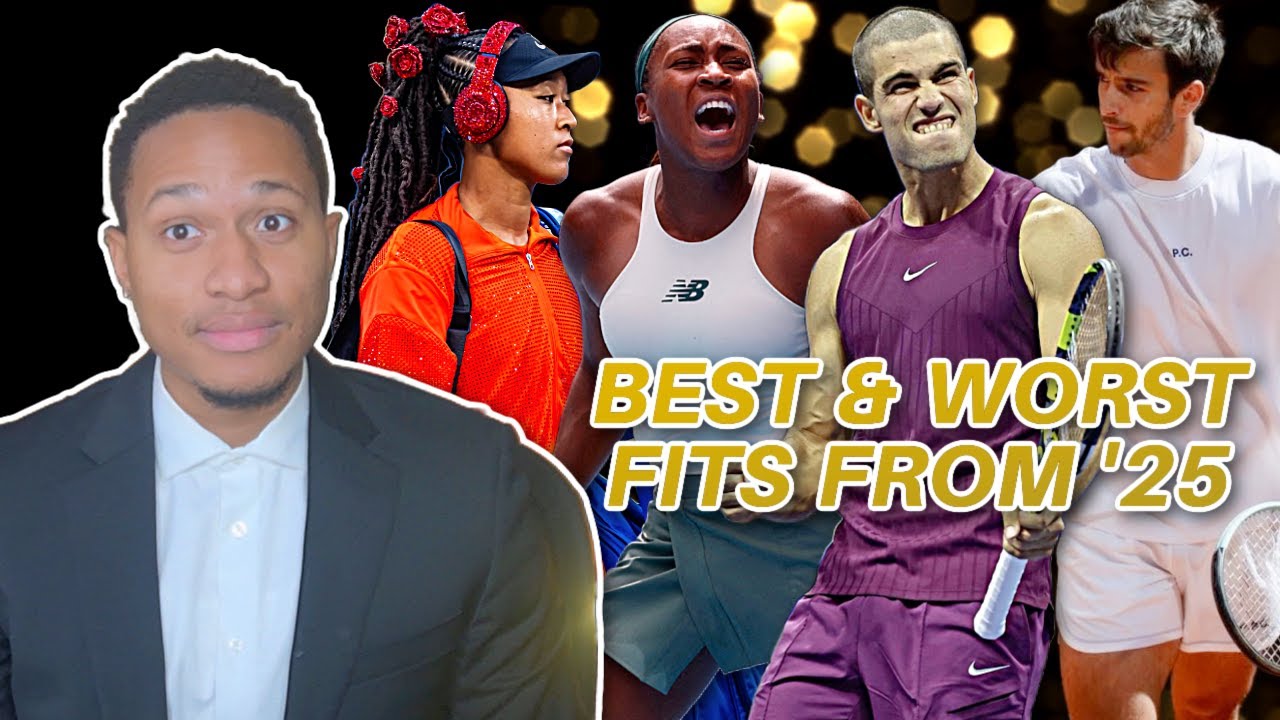 BEST & WORST Dressed Tennis Players of 2025 (FASHION AWARDS 🏆)