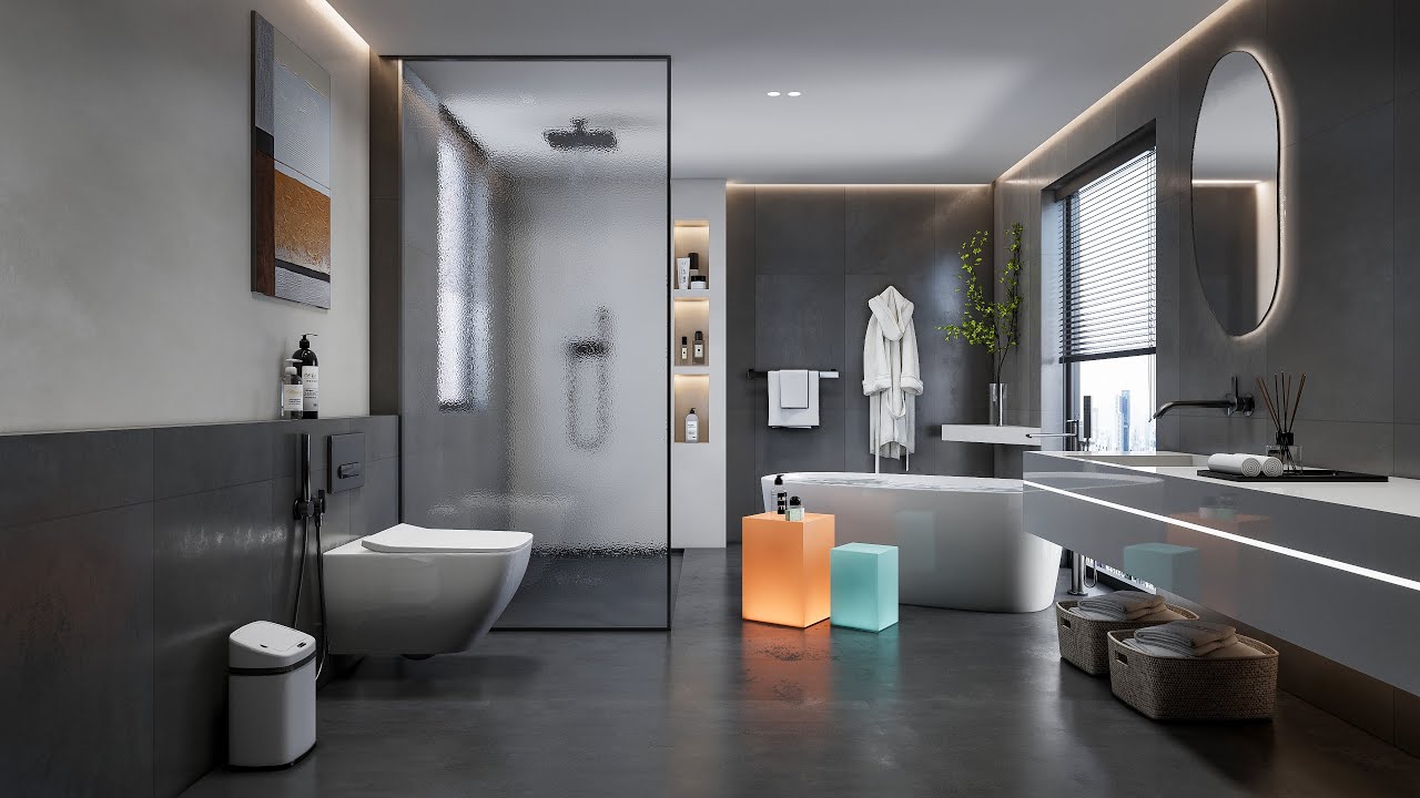 Bathroom 6 enscape render