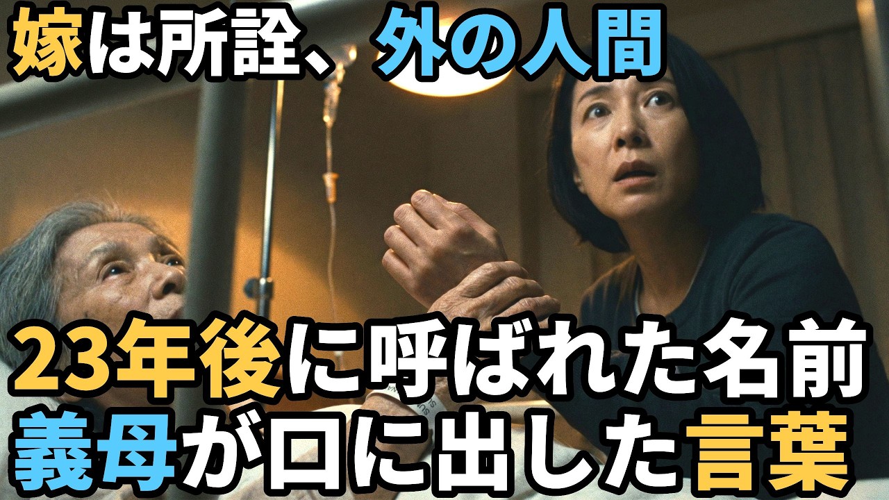 『差別』と言われ続けた23年…最後に義母が呼んだ“私の名前”」