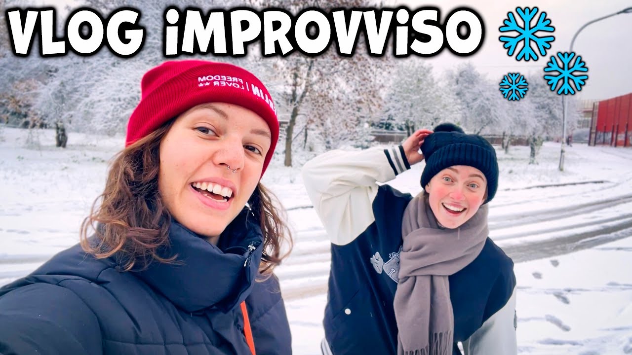 È ARRIVATA LA NEVE A VARSAVIA ❄️ vlog bomboloni fritti, acquisti e chiacchiere
