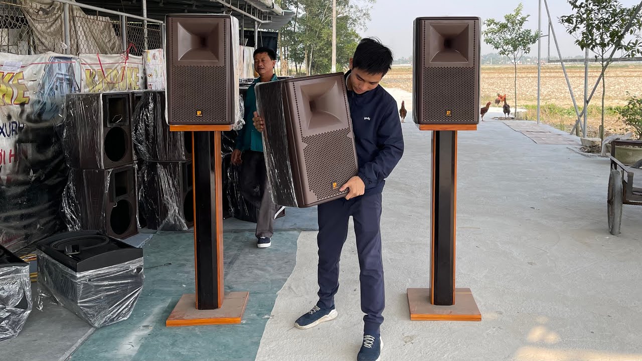 Ôm chạy xa 1Km có khi vẫn nghe các bác ạ... Cặp loa LDH - DH12 dùng Driver RCF🇮🇹 này quá khủng khiếp