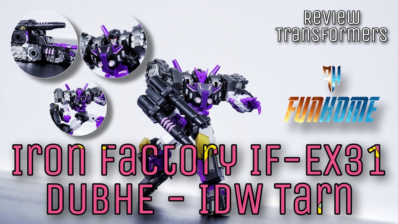 [ Review + Transformation ] Transformers | Iron Factory IF EX-31 - DUBHE - IDW Tarn.