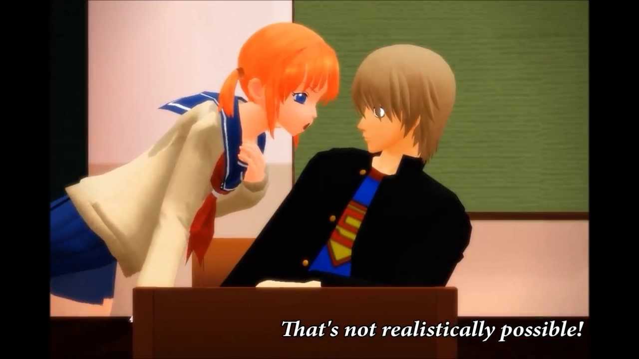 【MMD銀魂/GinTama】 A catastrophe!! 【Okita + Kagura】