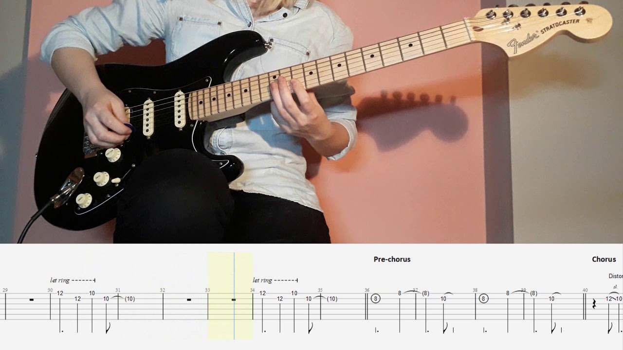 My Chemical Romance - The Light Behind Your Eyes | Guitar cover w/ play-along tabs